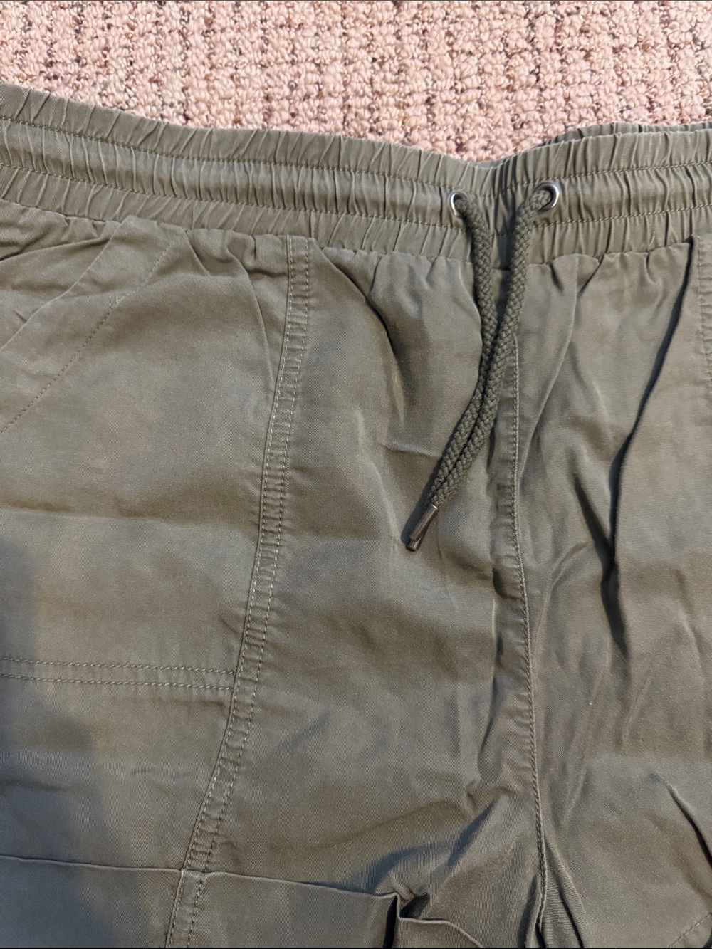 Universal Thread Olive Utility Drawstring Shorts - Picture 3 of 4